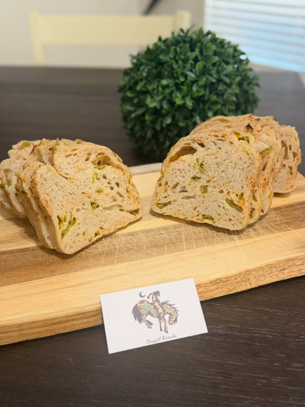 Jalapeño Cheddar Sourdough Sandwich Loaf