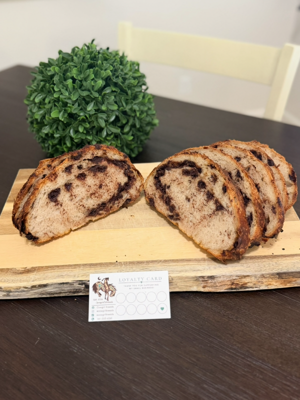Chocolate Chip Sourdough Boule